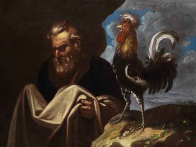 Pietro con il gallo da Petr Brandl